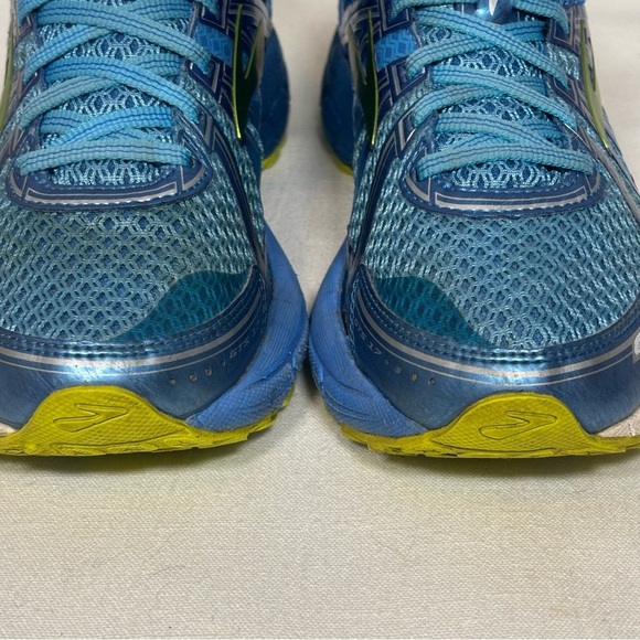Brooks Adrenaline GTS 17 Running Shoes-Azure Blue/Palace Blue/Lime Punch-Women 8 - Picture 2 of 10